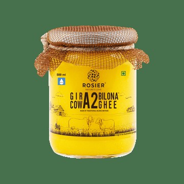 Rosier Bilona A2 Gir Ghee (Made from Curd)