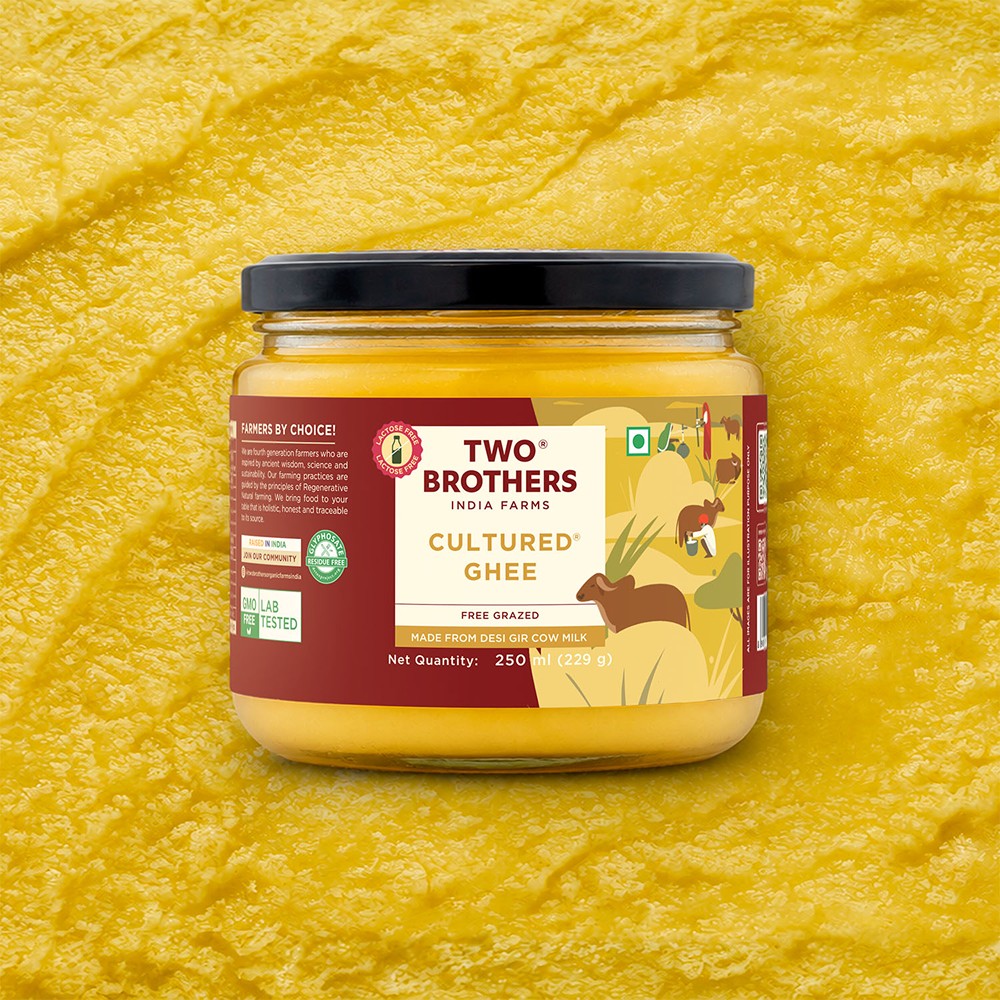 Two Brothers Cultured Desi Gir Cow Ghee