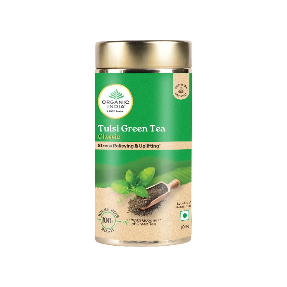 A TATA Product - Organic India Tulsi Original Organic Herbal Infusion Classic