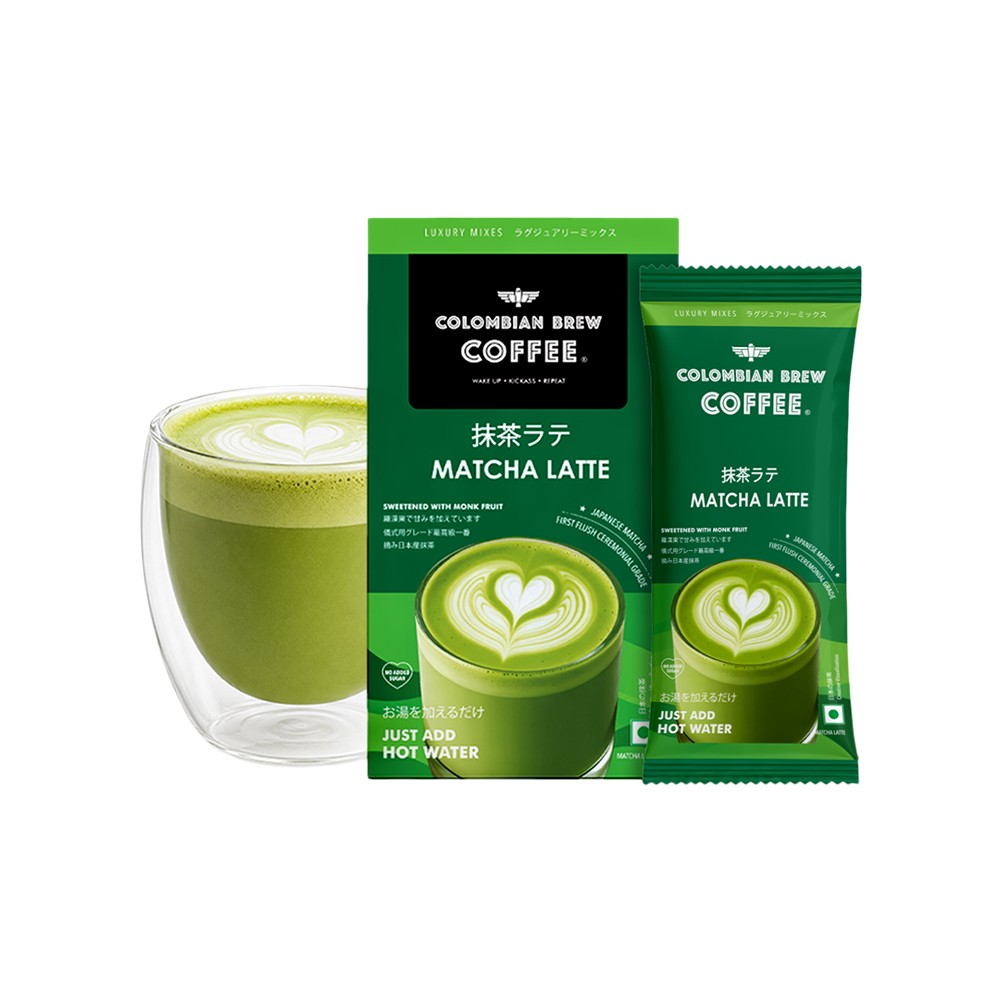 Colombian Brew Coffee Matcha Latte Premix
