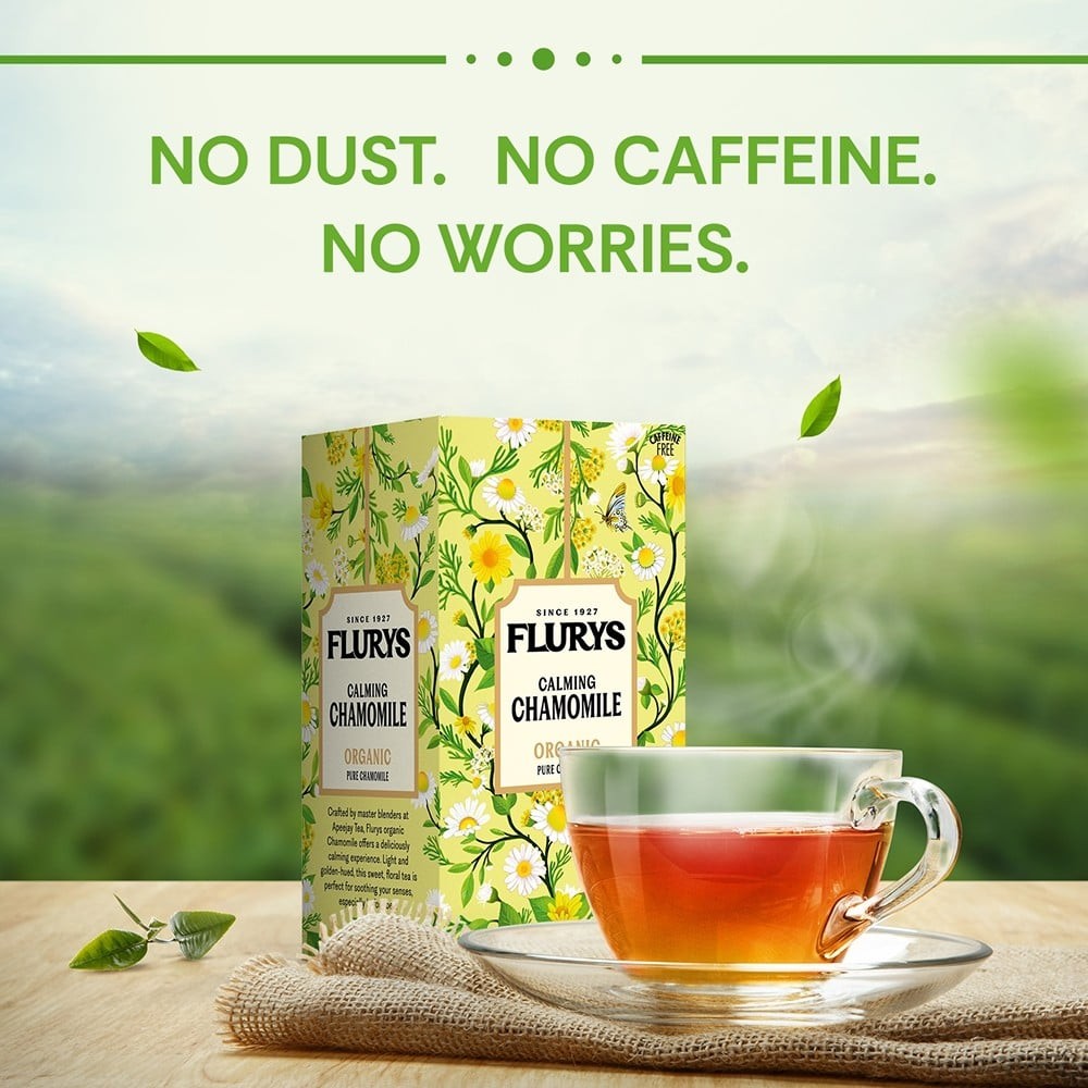 Flurys Pure Chamomile Organic Herbal Infusion Bags