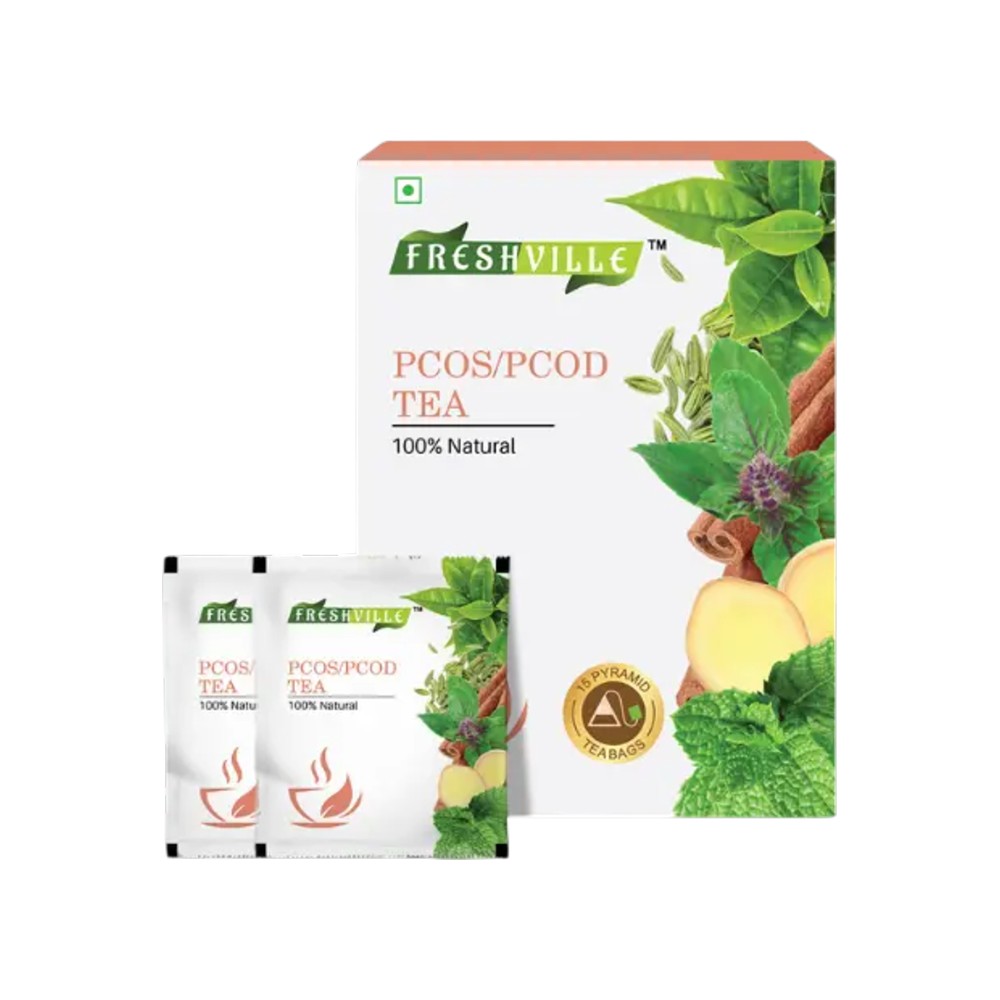 Freshville PCOS/PCOD Flavoured Green Tea Bags