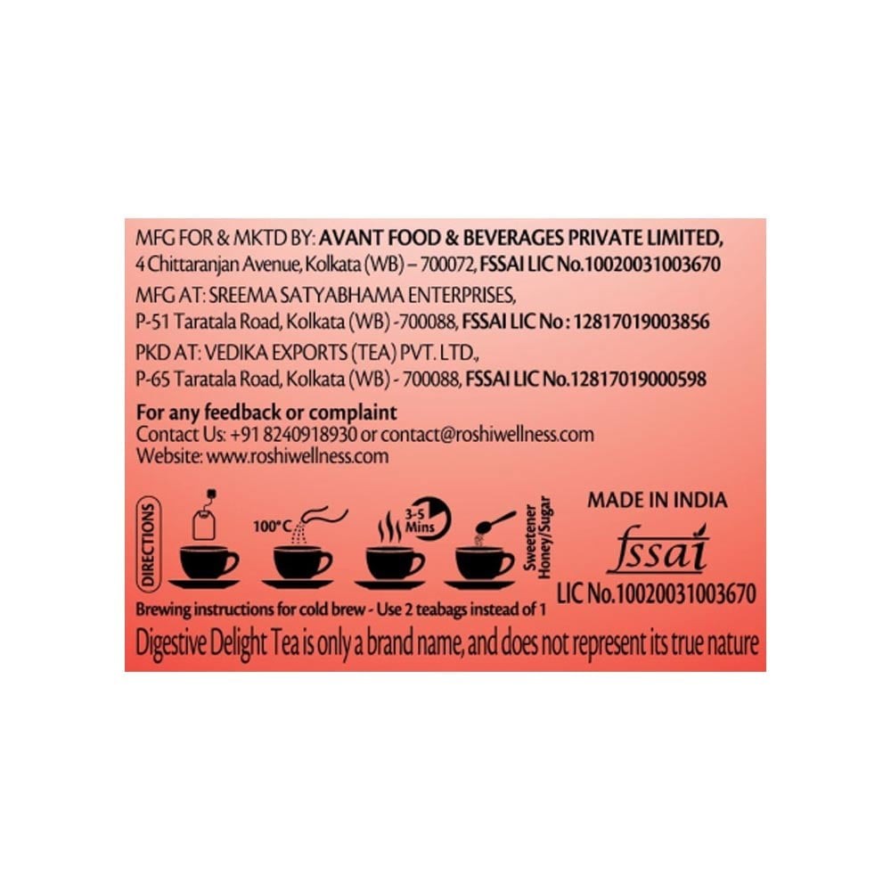 Roshi Digestive Delight Herbal Infusion Bags