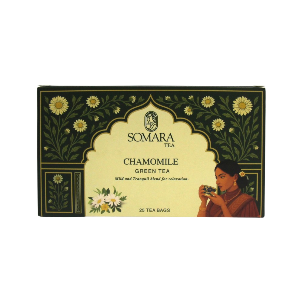 Somara Tea Chamomile Green Tea Bags