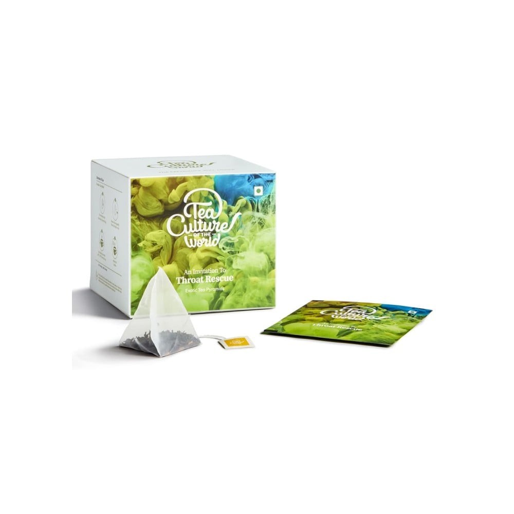 Tea Culture of the World Throat Rescue Tea Bags