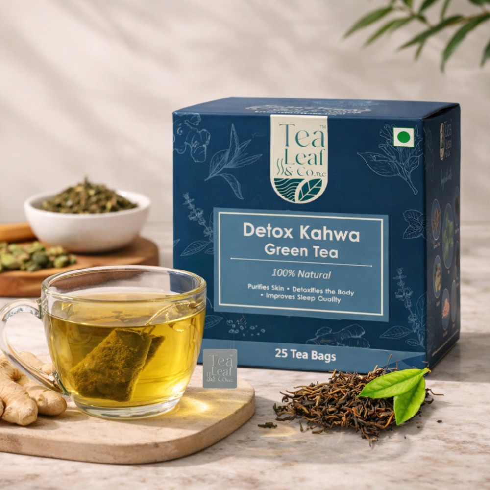 Tea Leaf & Co. Detox Kahwa Green Tea Bags