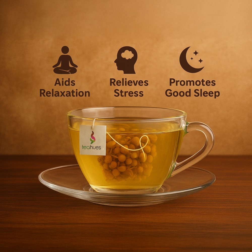 Teahues Chamomile Blossom Herbal Infusion Bags