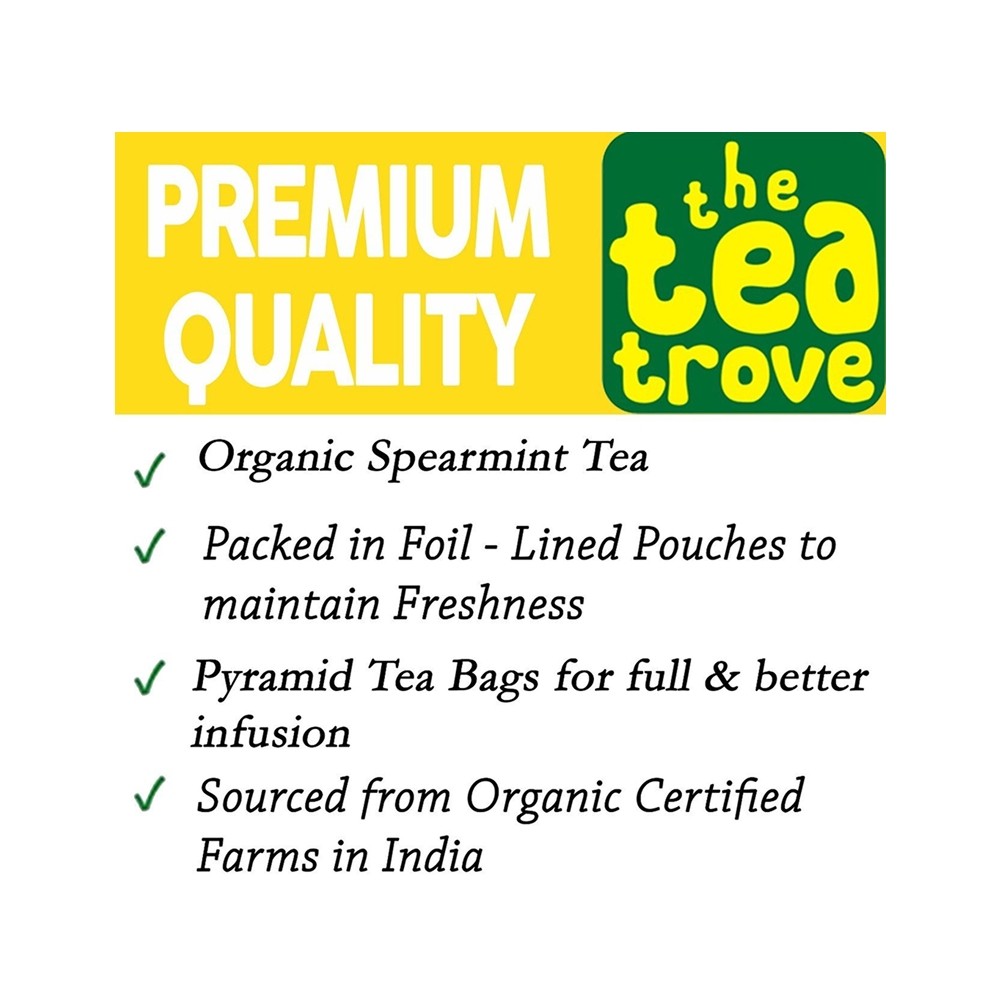 The Tea Trove Spearmint Herbal Infusion Bags