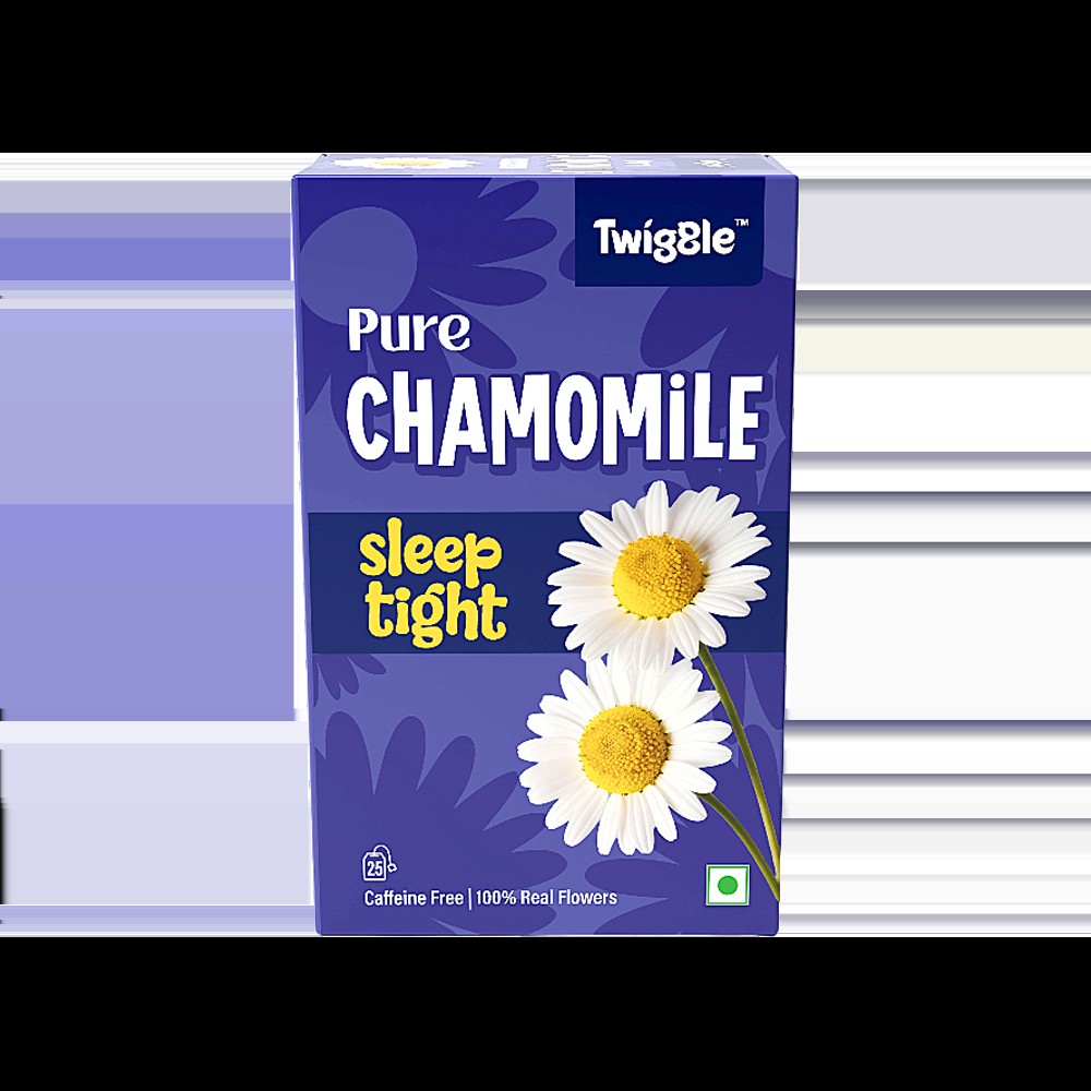 Twiggle Pure Chamomile Caffeine Free Herbal Tea Bags
