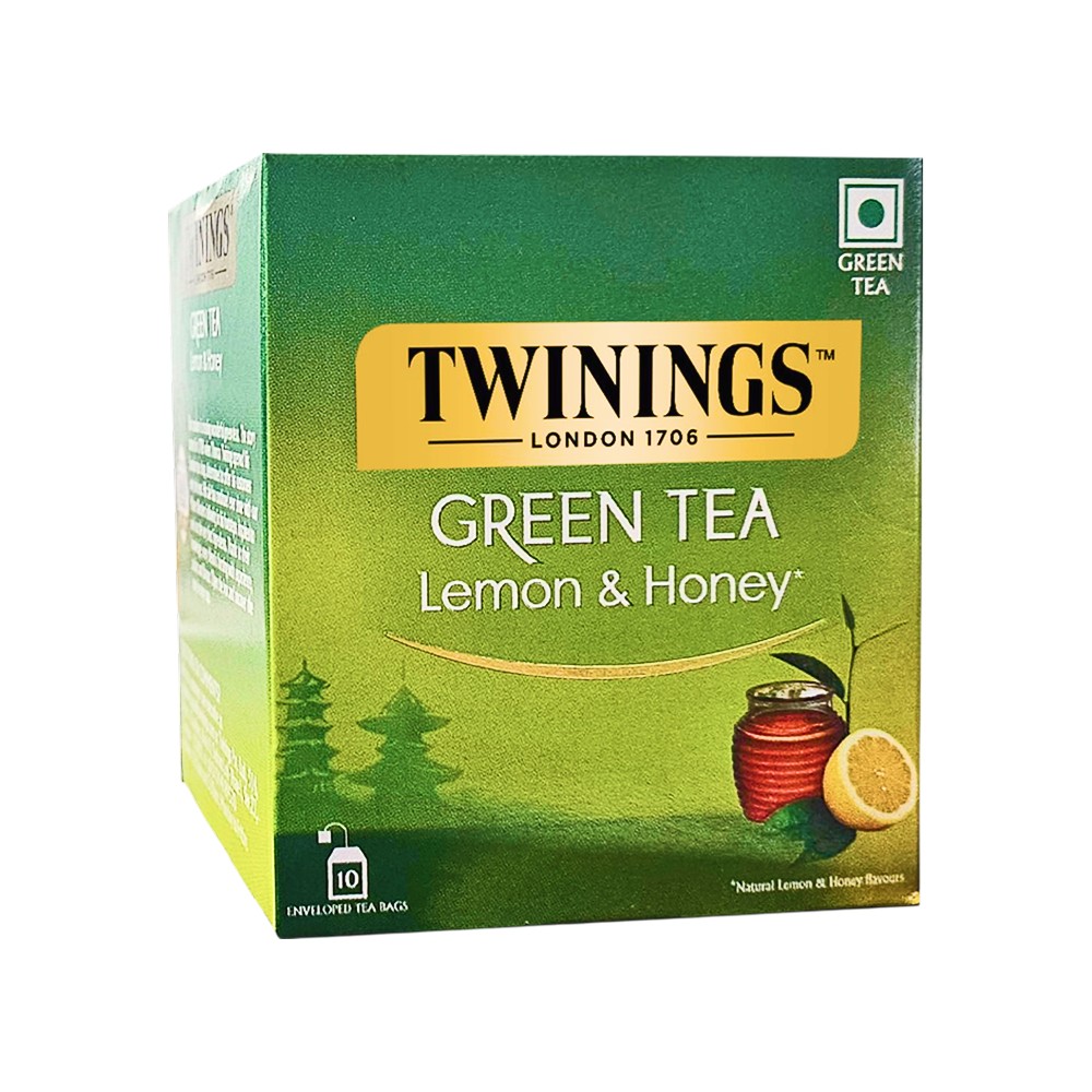Twinings Flavoured Green Tea Bags (Lemon & Honey)