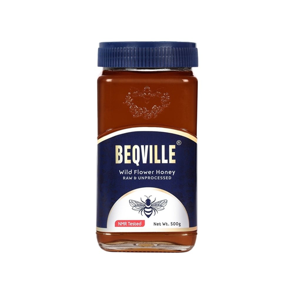 Beqville Organic & Raw Wild Flower Organic Honey