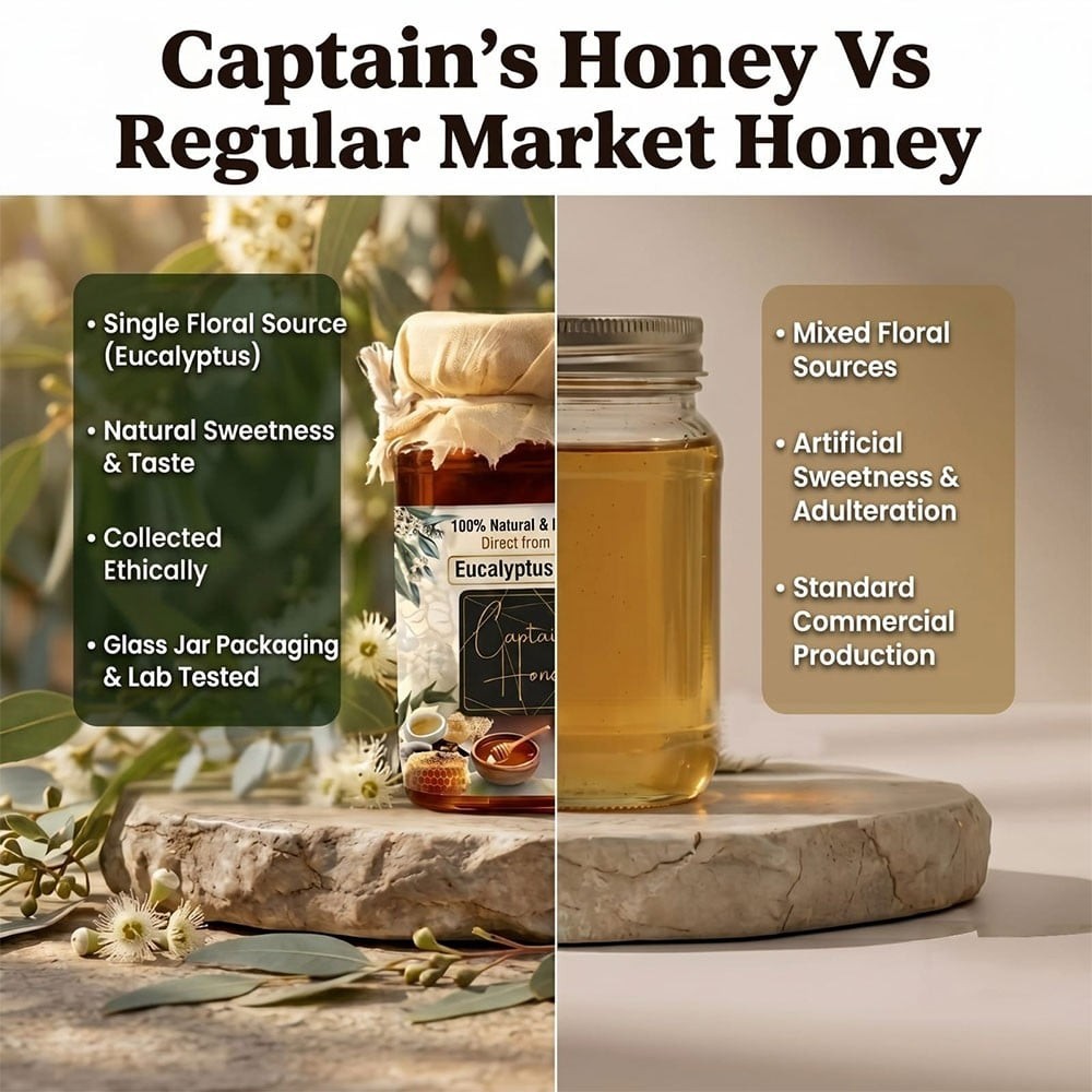 Captains Honey Eucalyptus Honey