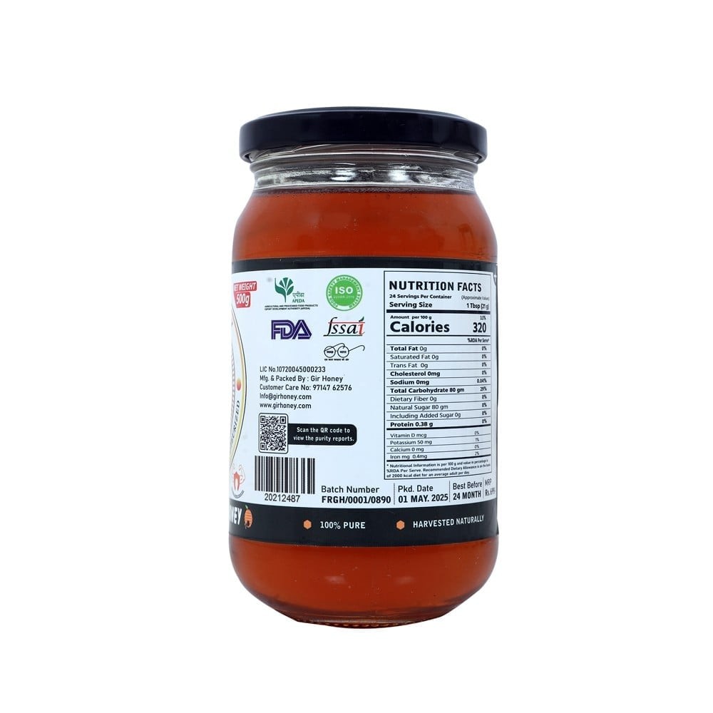 Gir Honey - Forest Raw Organic Honey