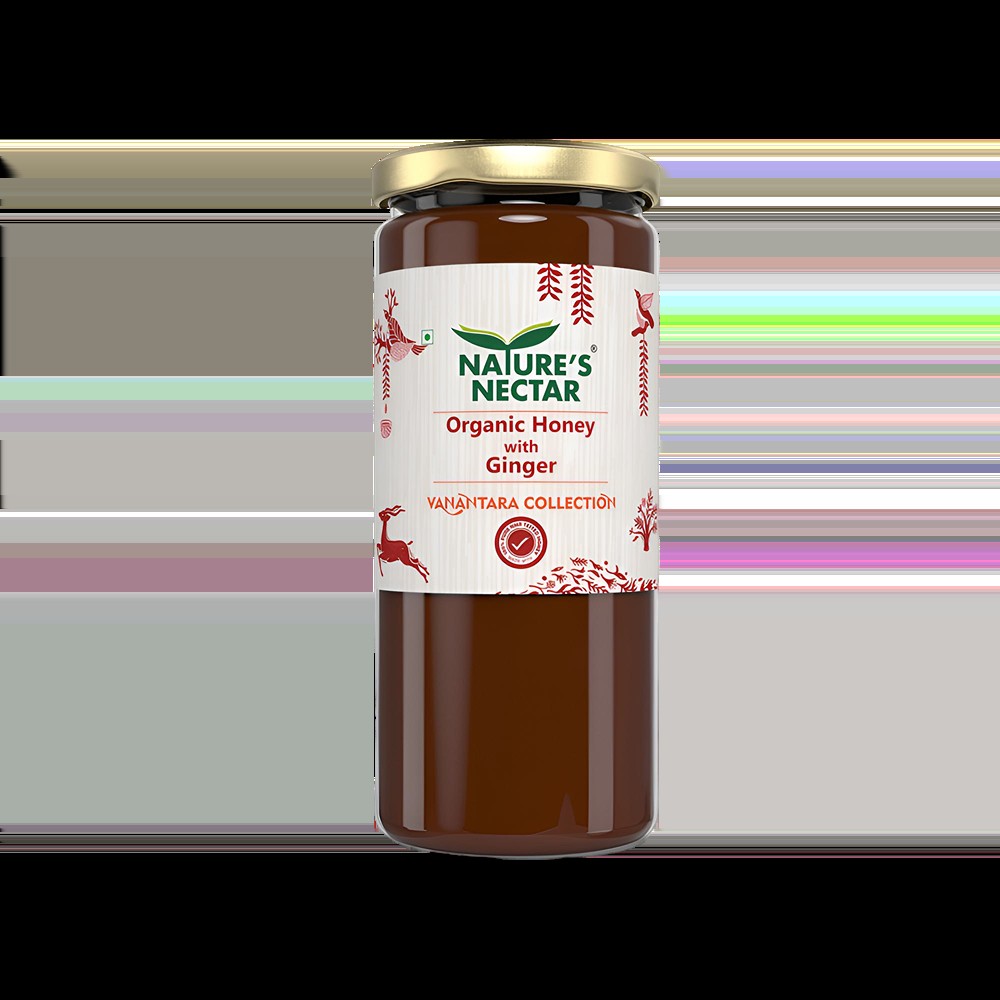 Nature's Nectar Organic Ginger Honey for Cough