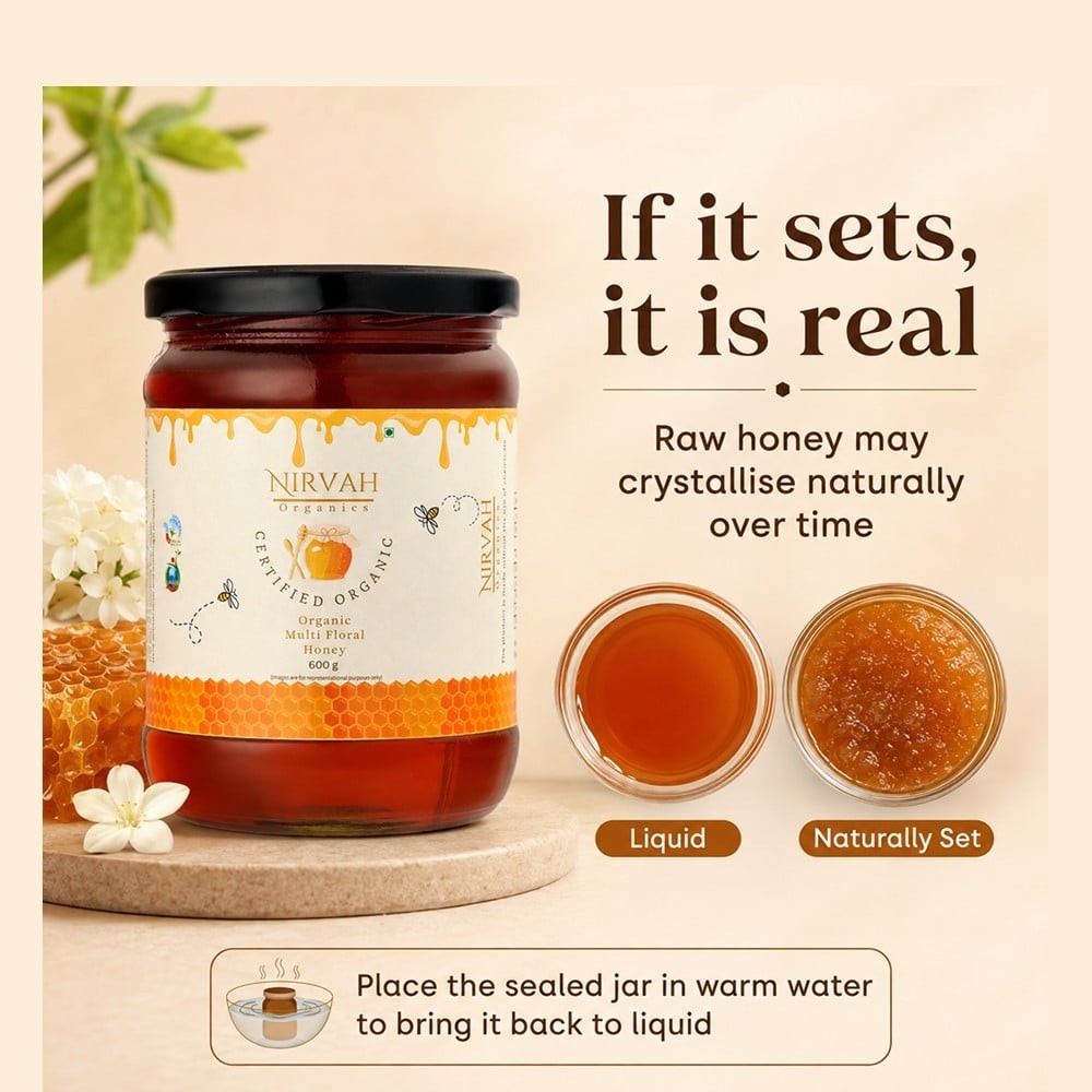 Nirvah Organics Multifloral Organic Honey