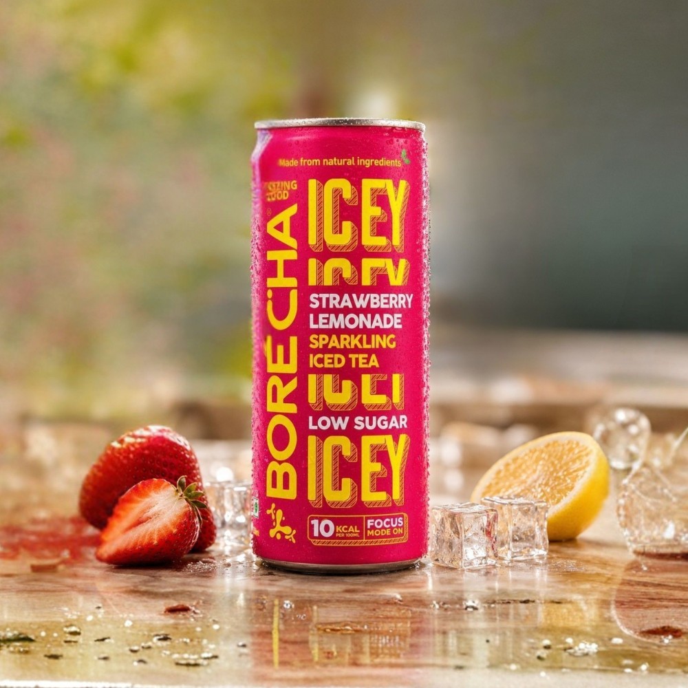 Borecha Strawberry Lemon Sparkling Iced Tea