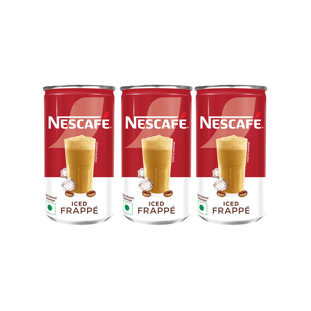 Nescafe Cafe Style Cold Coffee, Iced Frappe