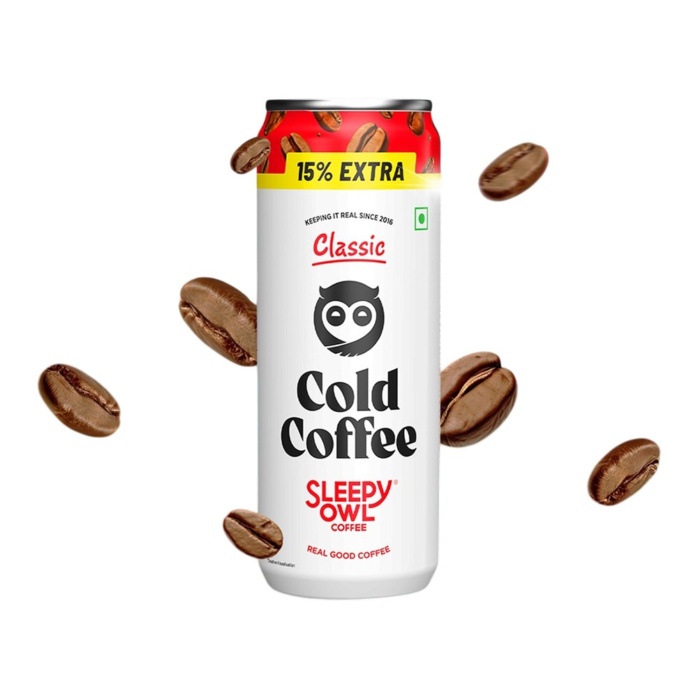 Sleepy Owl Classic Cold Coffee Can