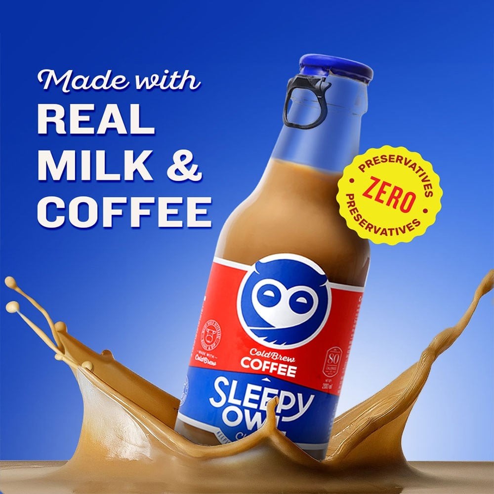 Sleepy Owl Classic Cold Coffee Made with Cold Brew