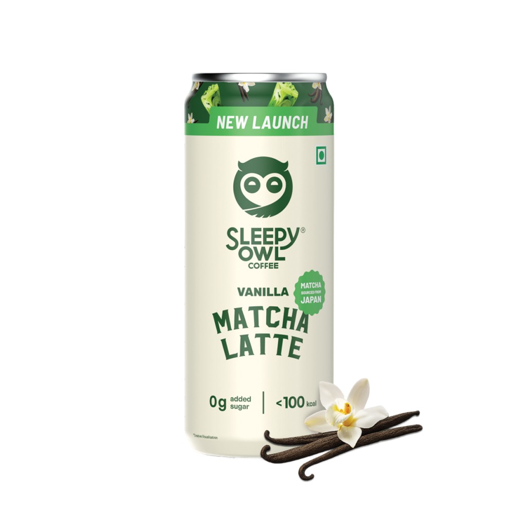 Sleepy Owl Vanilla Iced Matcha