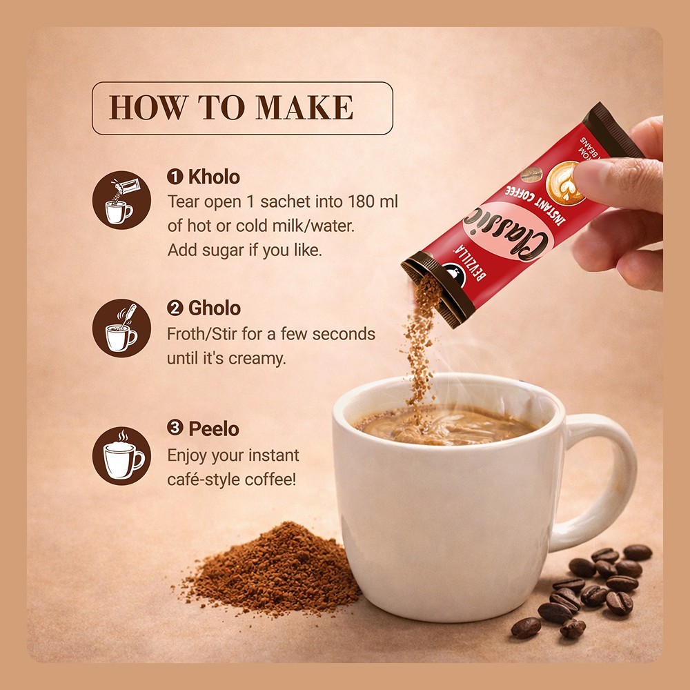 Bevzilla Assorted Instant Coffee Sachets