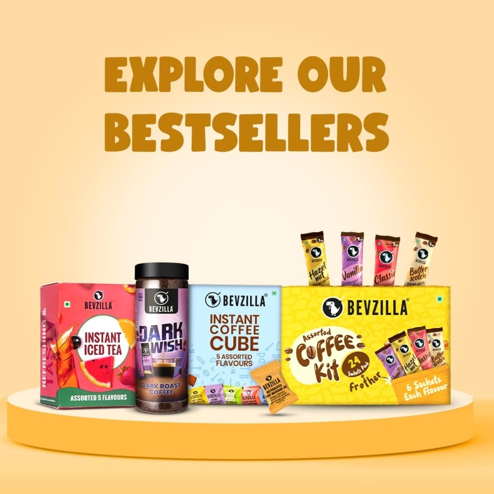Bevzilla Hazelnut Flavoured Instant Coffee Sachets