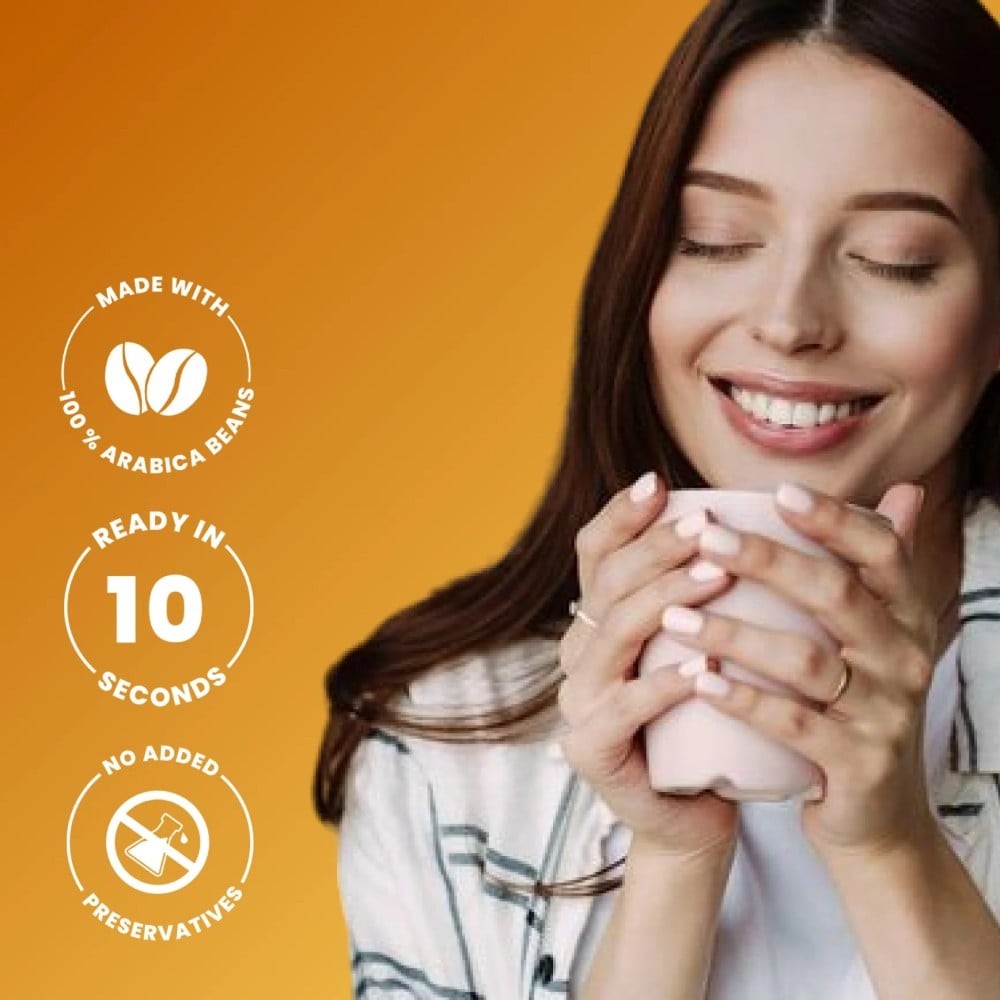 Bevzilla Hazelnut Flavoured Instant Coffee Sachets