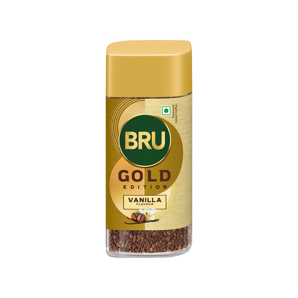 Bru Gold Freeze Dried Vanilla Instant Coffee