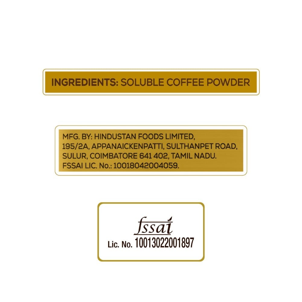 Bru Gold Premium Instant Coffee - Free Glass Mug