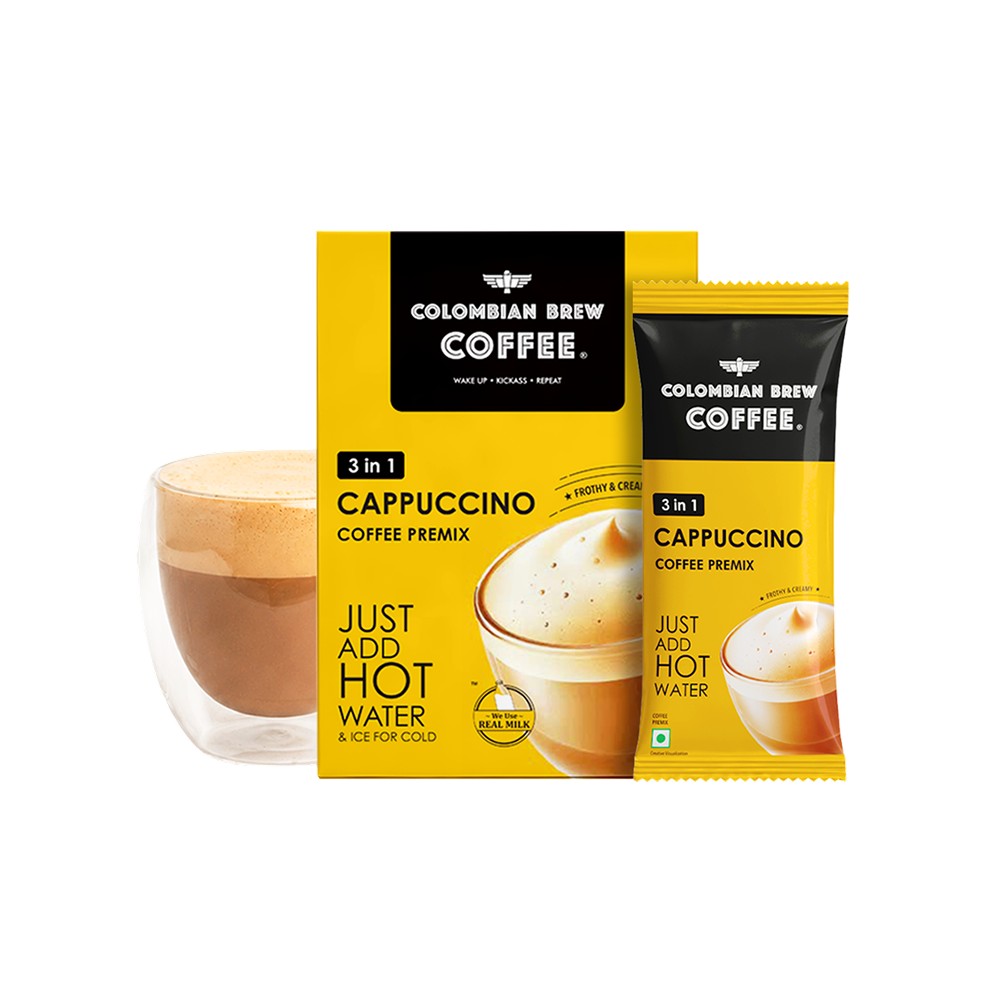 Colombian Brew Coffee Cappuccino Coffee Premix