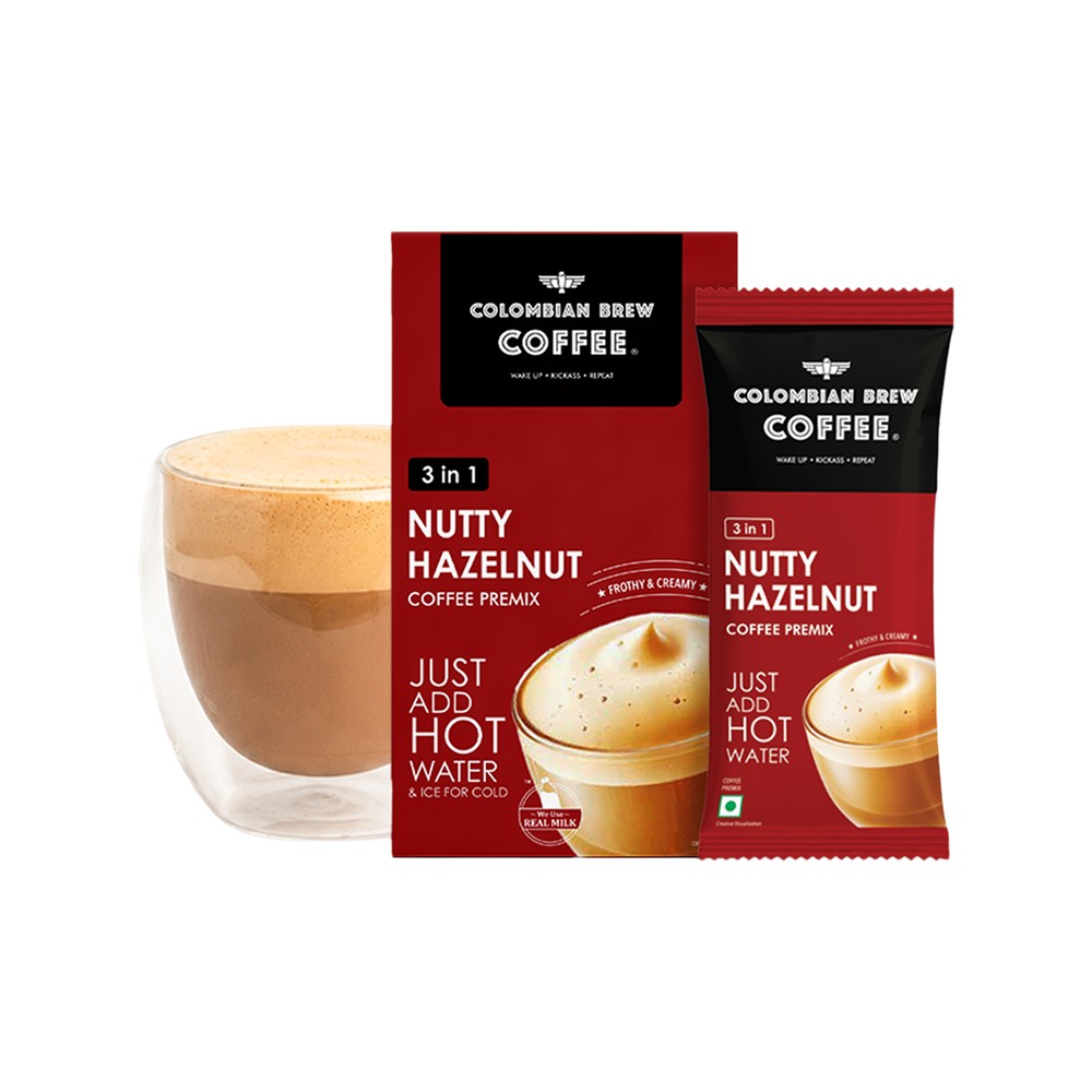 Colombian Brew Coffee Hazelnut Coffee Premix