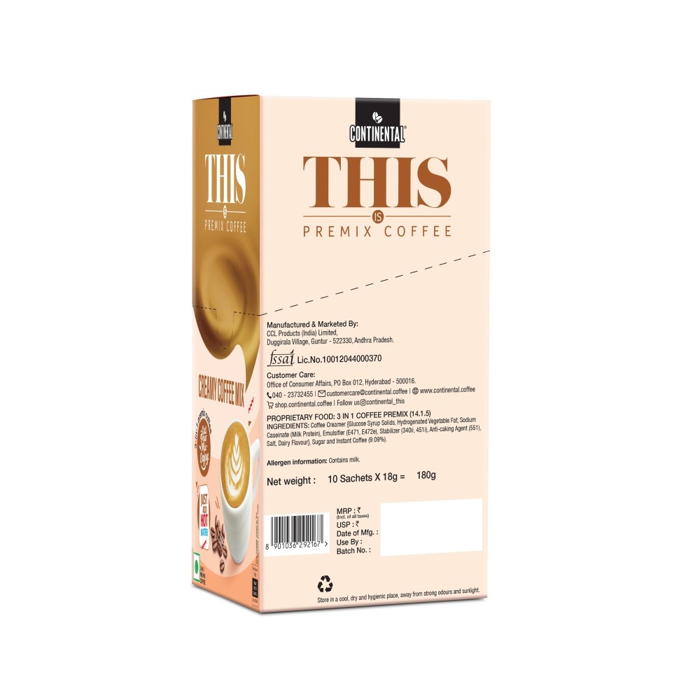 Continental This is Creamy Coffee Premix
