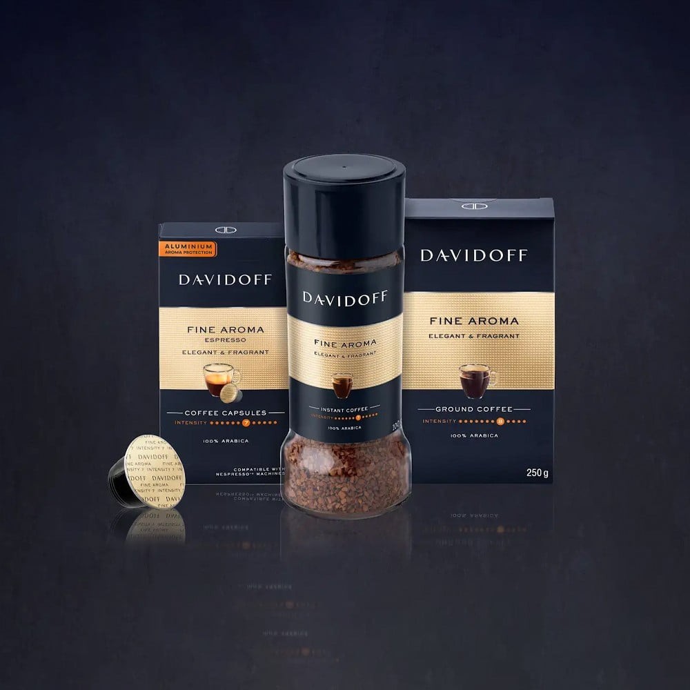 Davidoff Fine Aroma Instant Coffee 7/12 Intensity