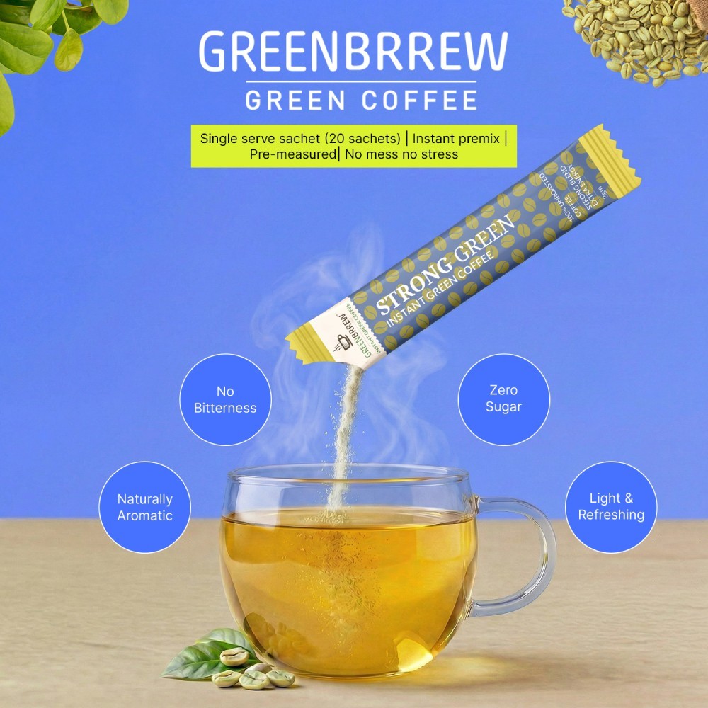 Greenbrrew Strong Green Instant Coffee