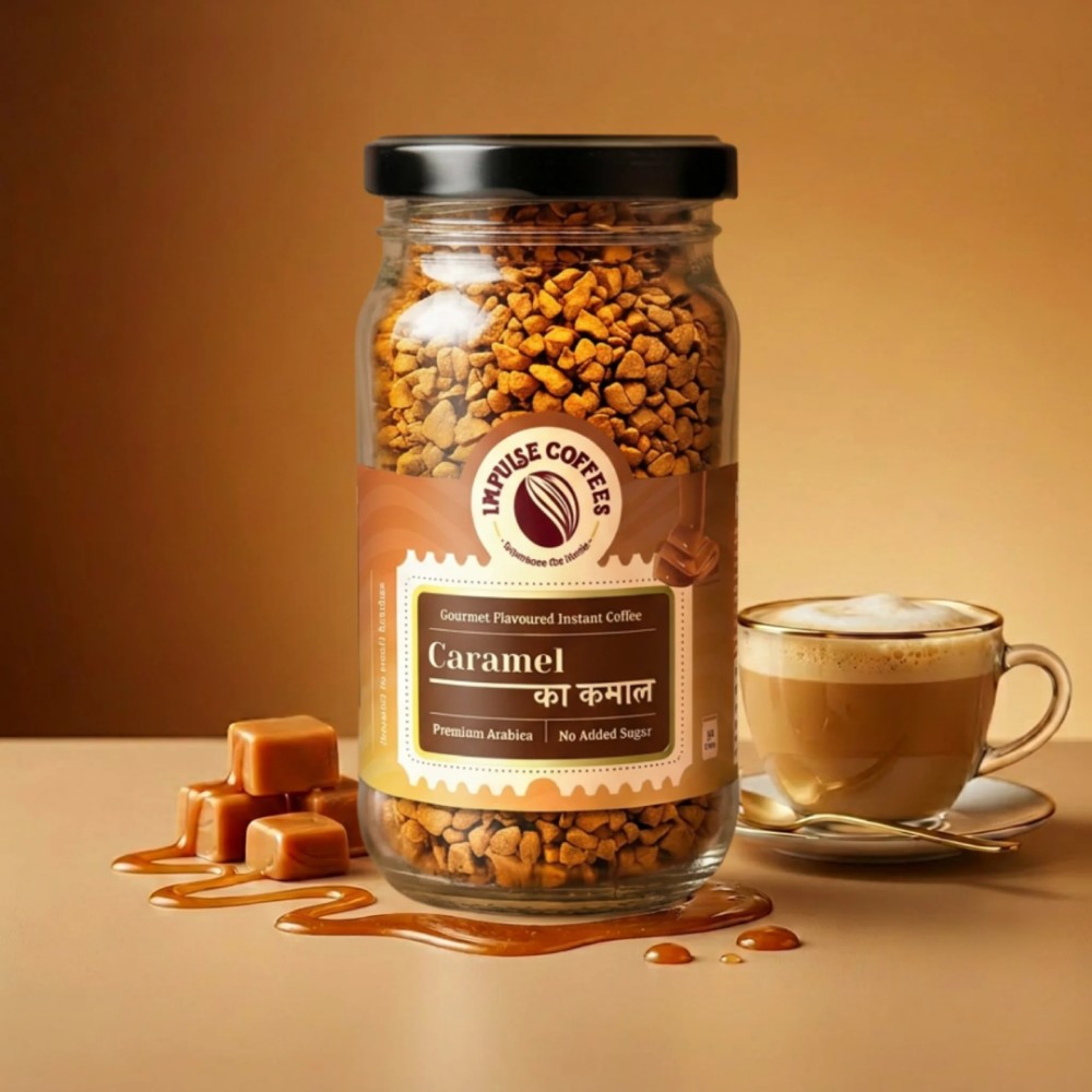 Impulse coffees Caramel Instant Coffee