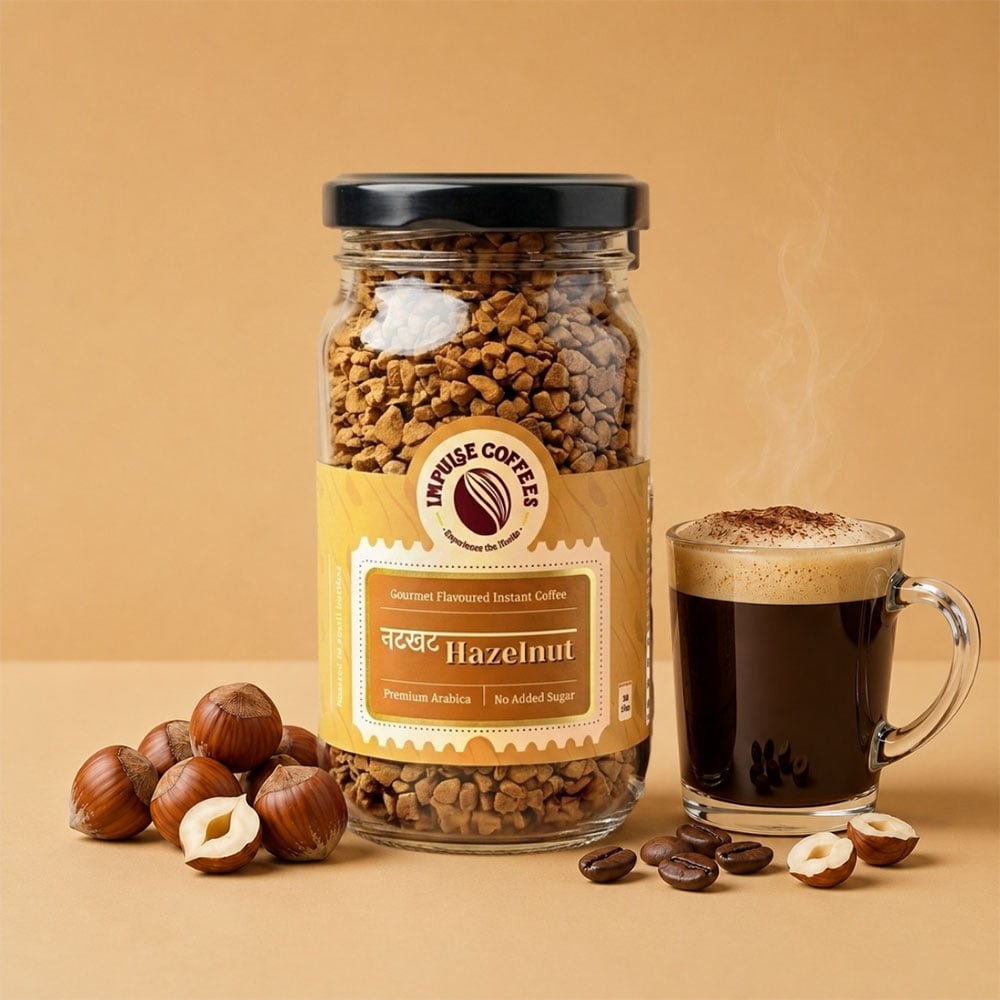 Impulse coffees Hazelnut Instant Coffee