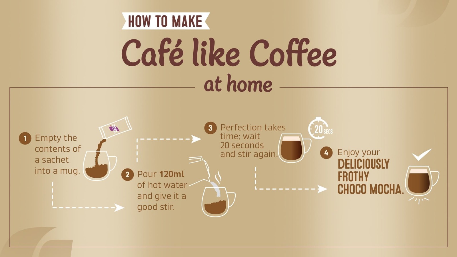 Nescafe Choco Mocha Coffee Premix Sachets
