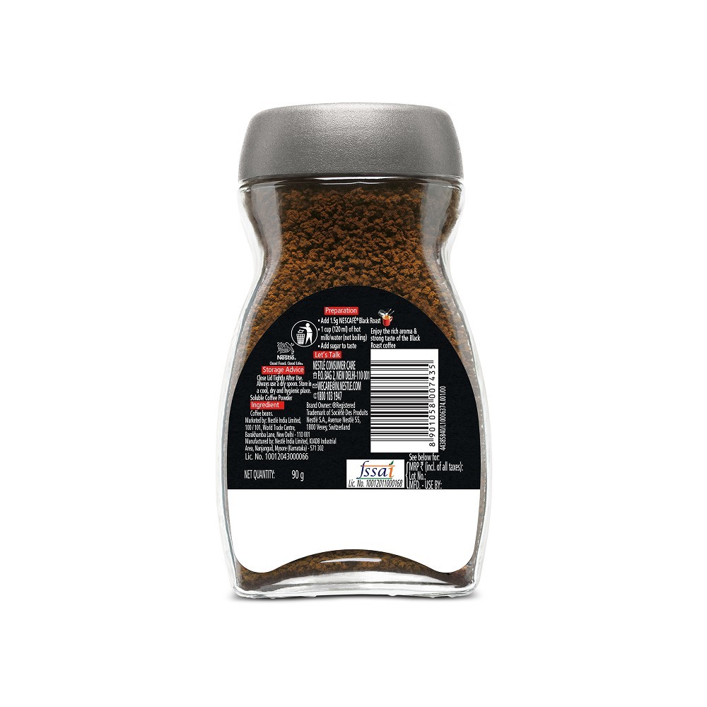 Nescafe Classic Black Roast Instant Coffee (Rich & Strong)