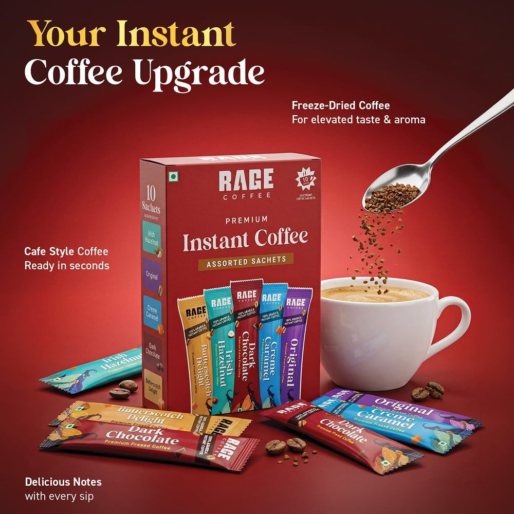 Rage Coffee Assorted Freeze Dried Instant Coffee