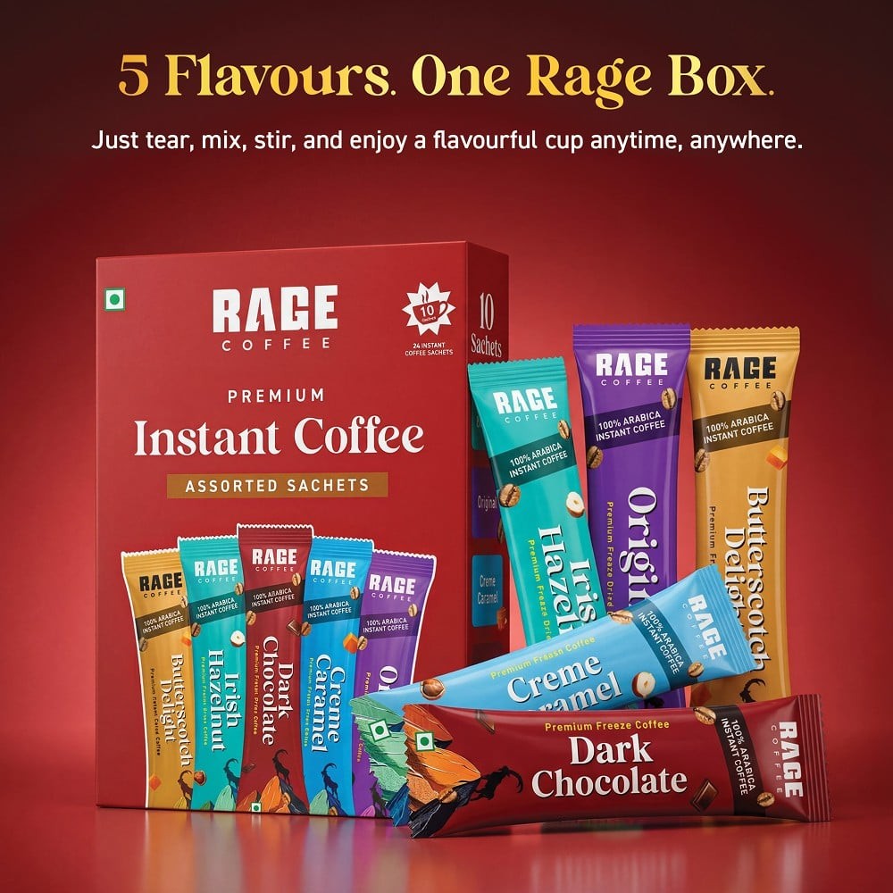 Rage Coffee Assorted Freeze Dried Instant Coffee