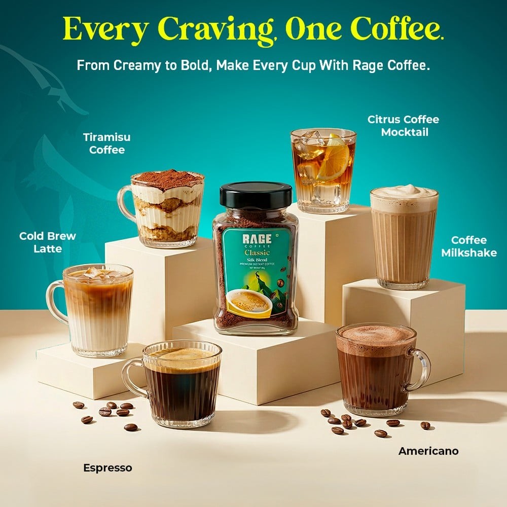Rage Coffee Classic Silk Blend Instant Coffee