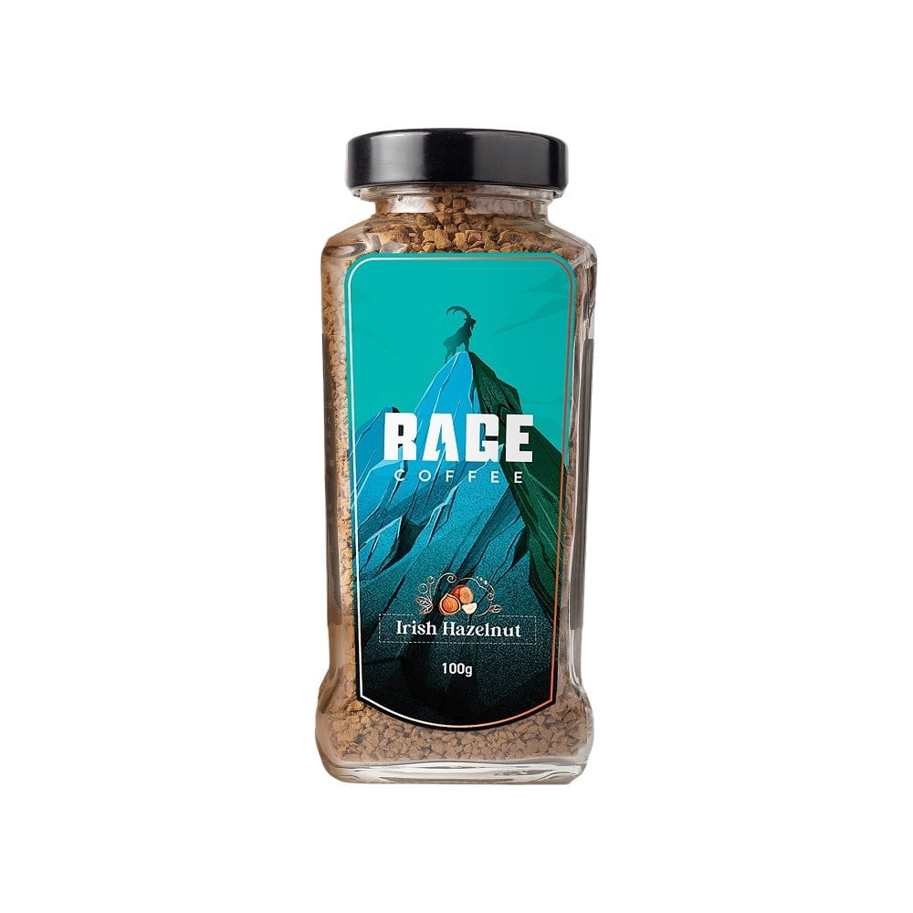 Rage Coffee Irish Hazelnut Instant Flavoured Coffee