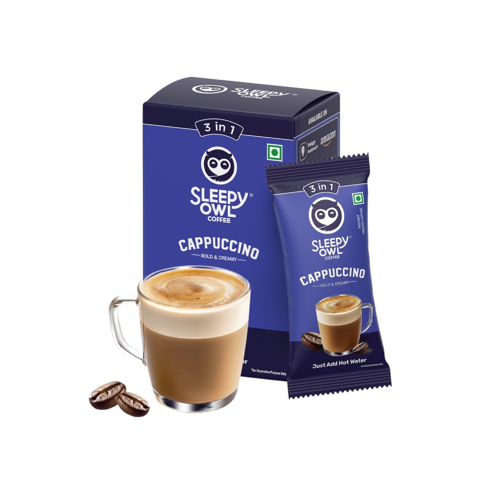 Sleepy Owl Cappuccino Premix Coffee Premix