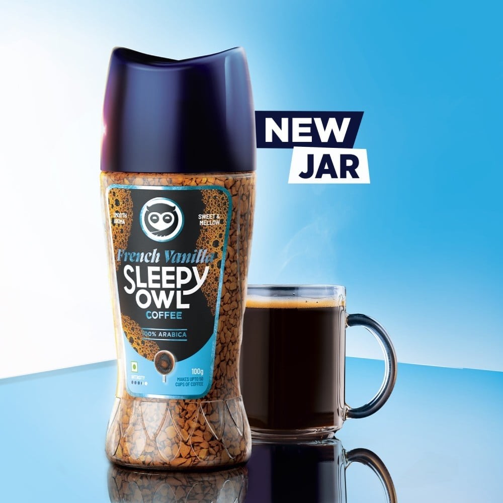 Sleepy Owl French Vanilla 100% Arabica Instant Flavoured Coffee