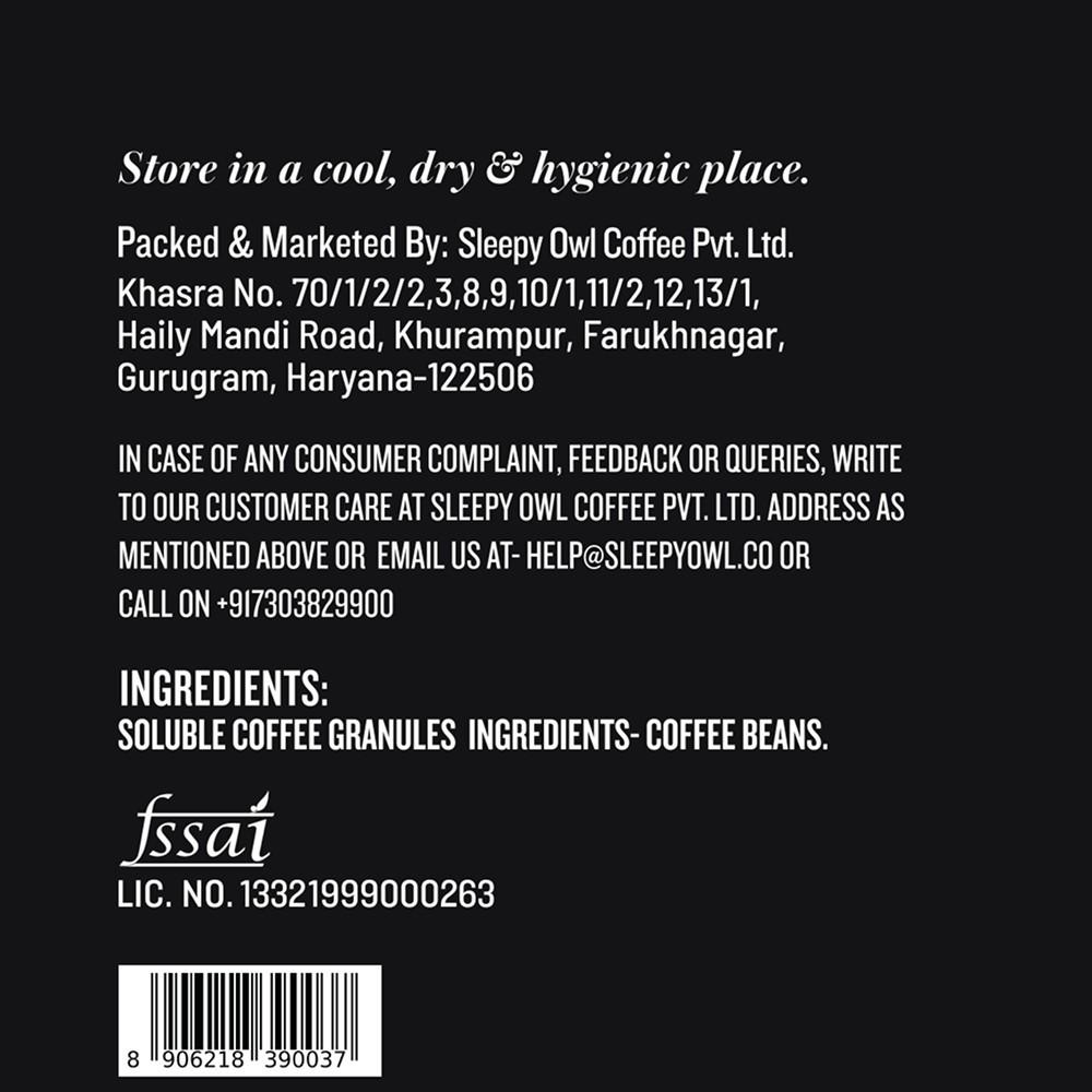 Sleepy Owl Xpresso Intense Java Instant Coffee