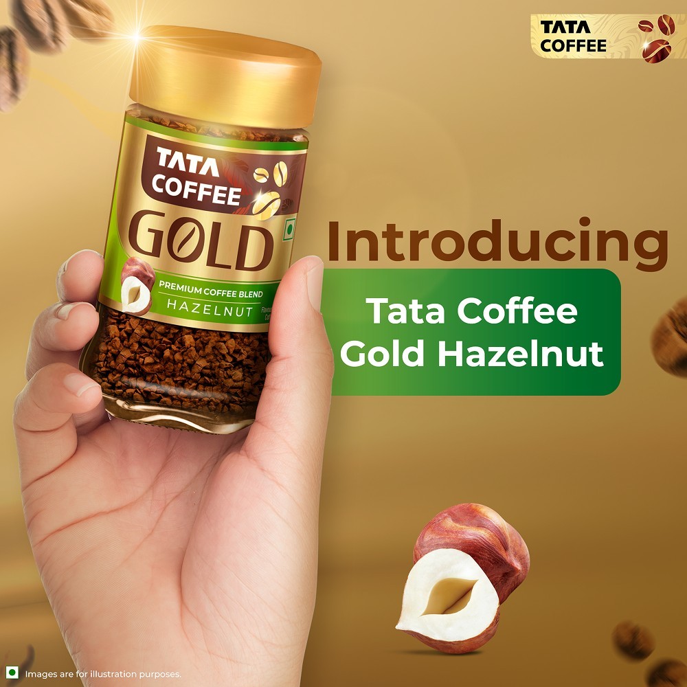 Tata Coffee Gold Hazelnut Flavoured Instant Coffee