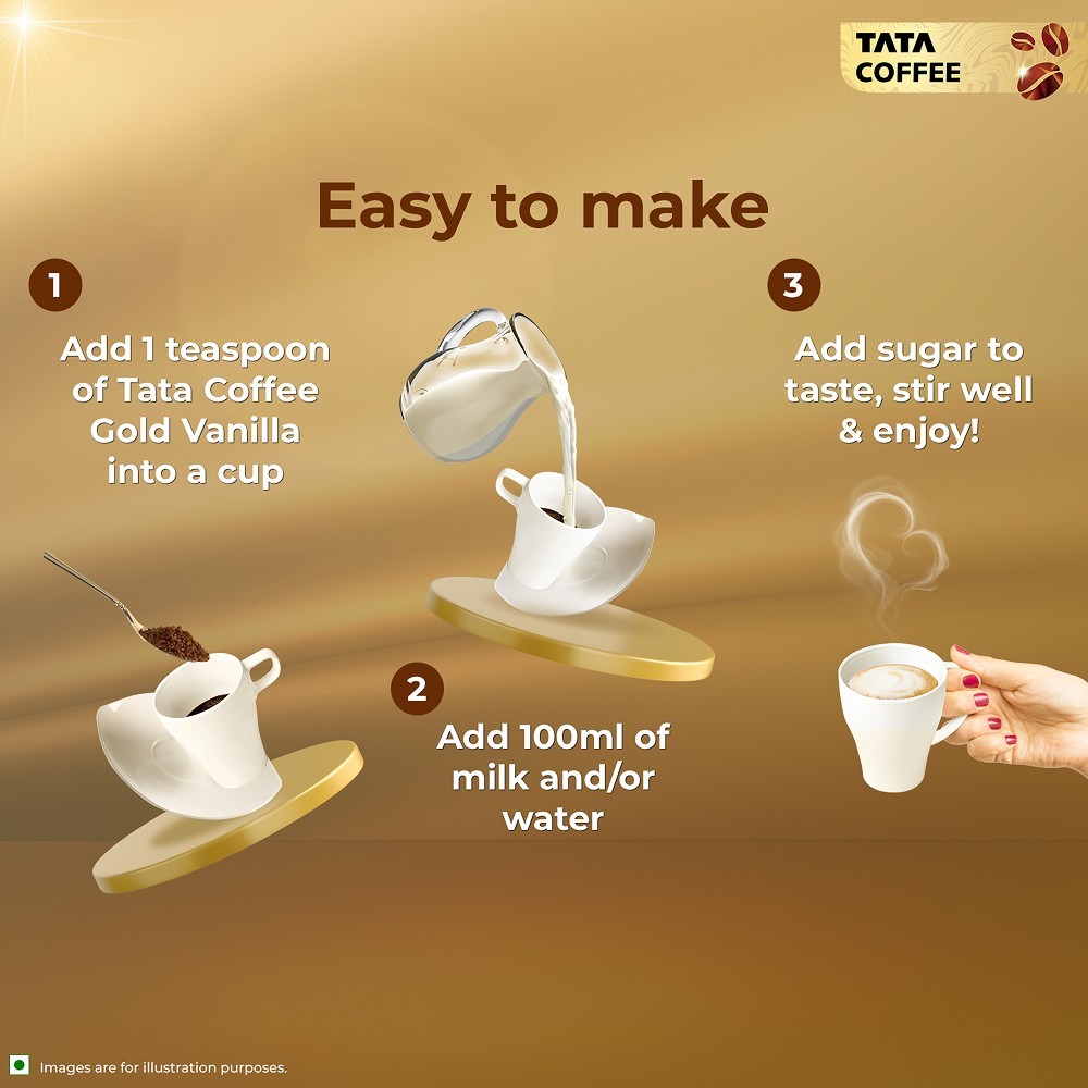 Tata Coffee Gold Hazelnut Flavoured Instant Coffee