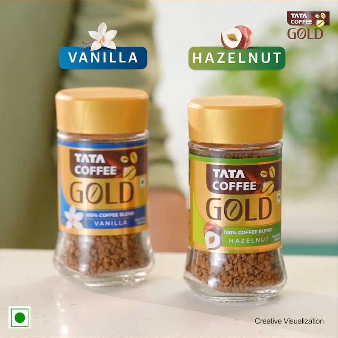 Tata Coffee Gold Hazelnut Flavoured Instant Coffee