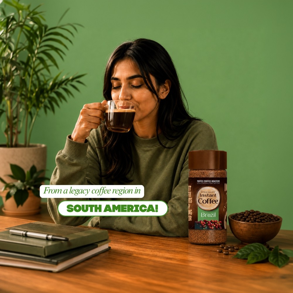 Toffee Coffee Roasters Brazil Instant Coffee