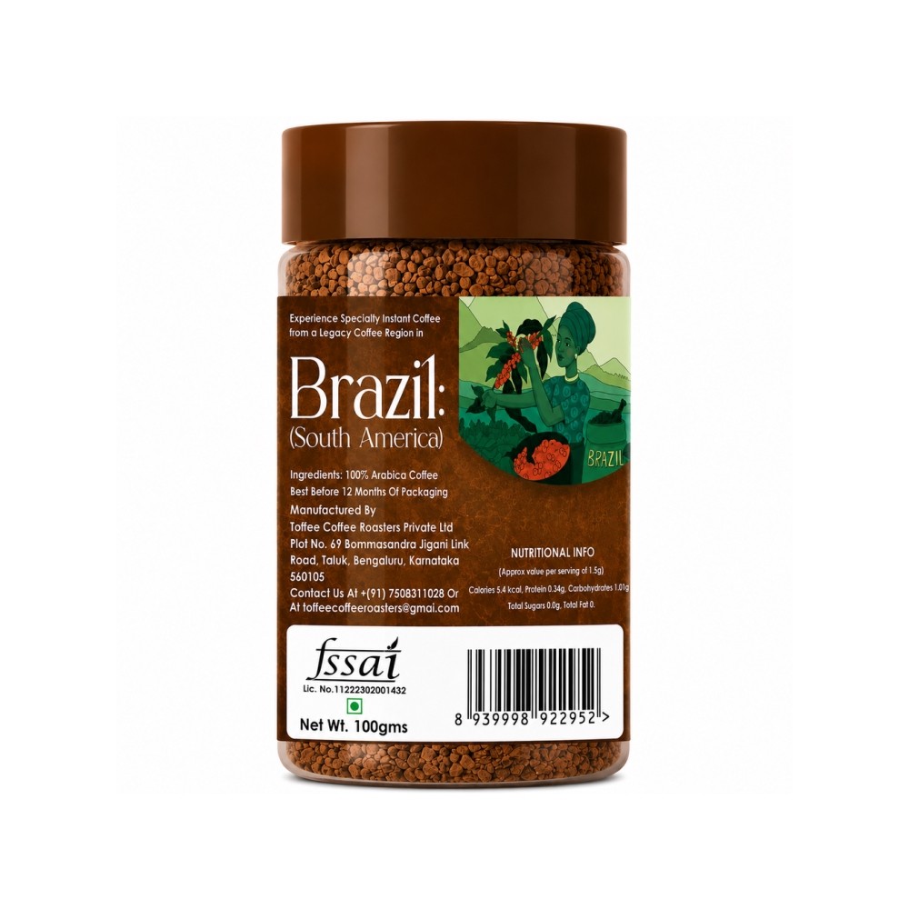 Toffee Coffee Roasters Brazil Instant Coffee